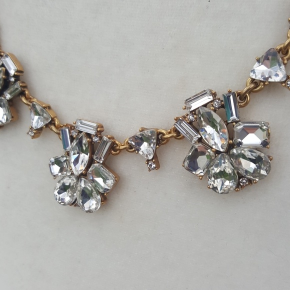 J. Crew Crystal Necklace Prom Jewelry - Picture 2 of 5